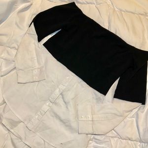Forever 21 off shoulder office top